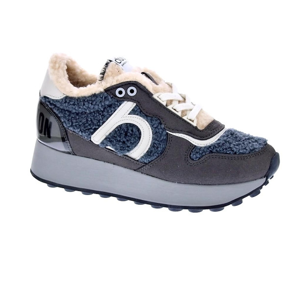 Zapatillas Duuo zapatos Mujer modelo Calma Hight 81 Gris Cordón