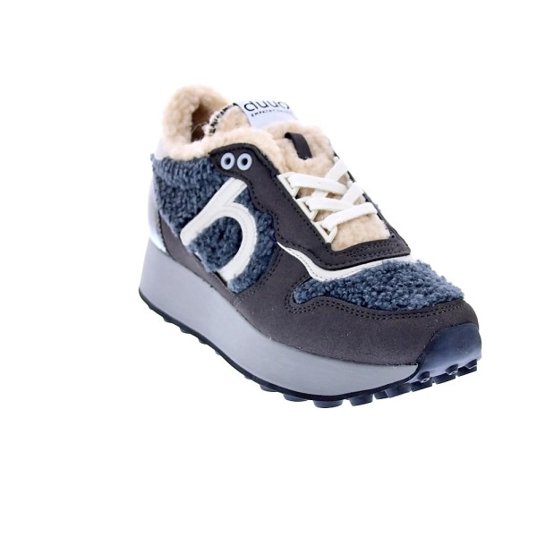 Zapatillas Duuo zapatos Mujer modelo Calma Hight 81 Gris Cordón
