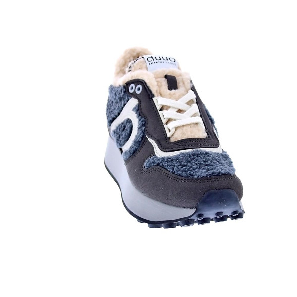 Zapatillas Duuo zapatos Mujer modelo Calma Hight 81 Gris Cordón