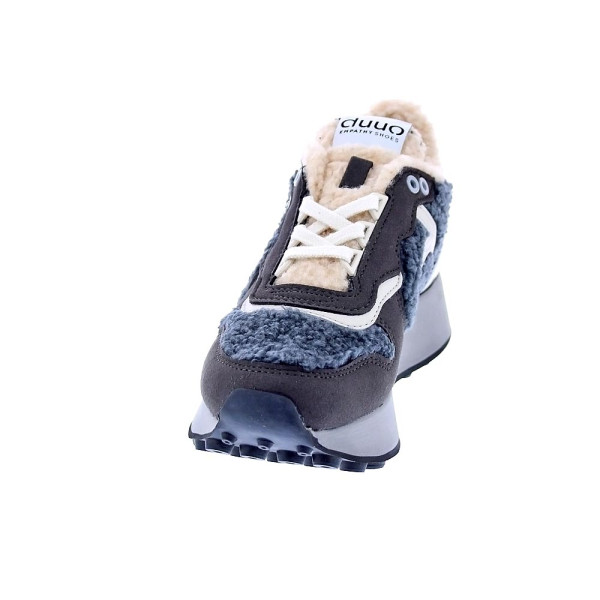 Zapatillas Duuo zapatos Mujer modelo Calma Hight 81 Gris Cordón