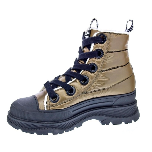 Botines Duuo zapatos Mujer modelo Sucre 05 Oro Cordón