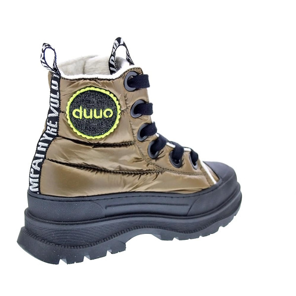 Botines Duuo zapatos Mujer modelo Sucre 05 Oro Cordón