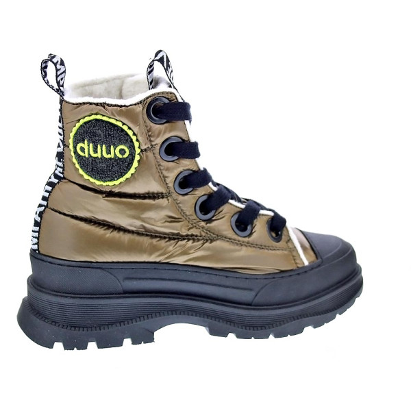 Botines Duuo zapatos Mujer modelo Sucre 05 Oro Cordón