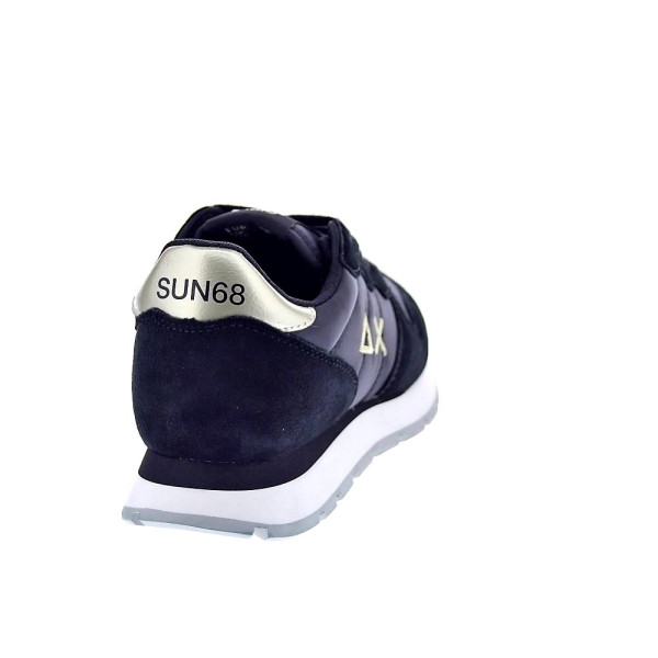 Zapatillas Sun68 AX zapatos Mujer modelo Ally Gold Silver Negro Cordón