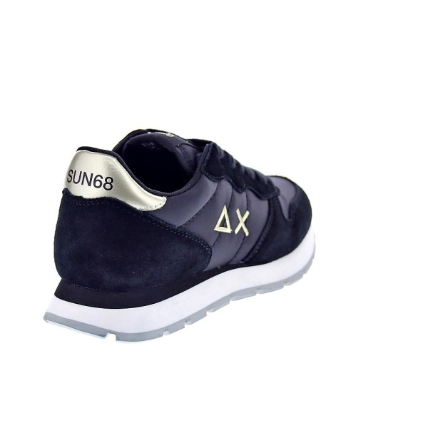 Zapatillas Sun68 AX zapatos Mujer modelo Ally Gold Silver Negro Cordón