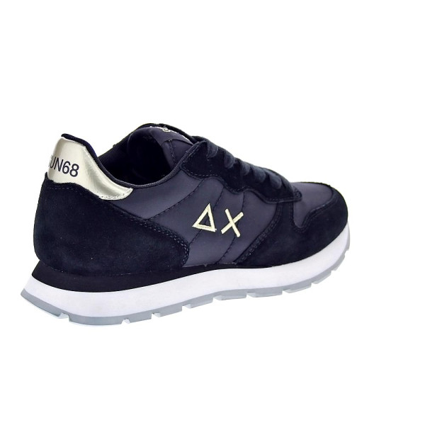 Zapatillas Sun68 AX zapatos Mujer modelo Ally Gold Silver Negro Cordón