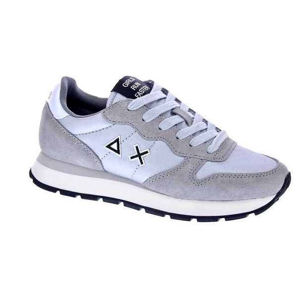Zapatillas Sun68 AX zapatos Mujer modelo Ally Bright Nylon Gris Cordón
