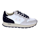 Zapatillas Sun68 AX zapatos Mujer modelo Ally Studs Blanco Cordón
