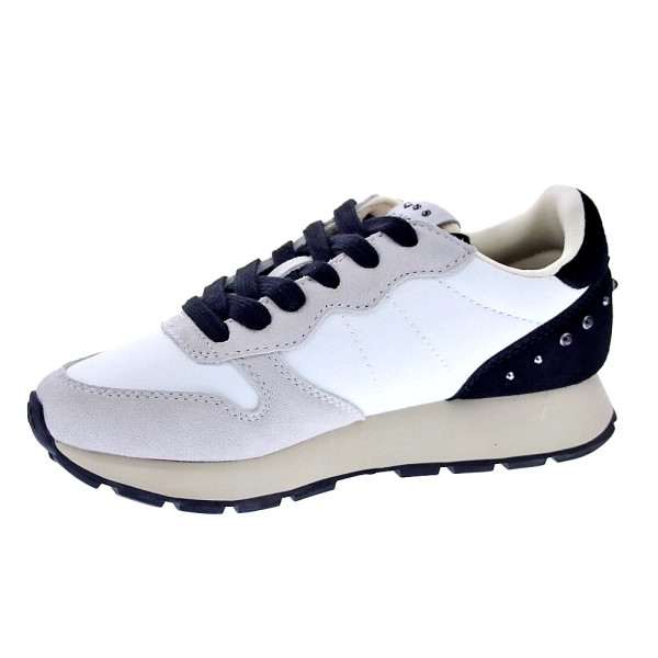 Zapatillas Sun68 AX zapatos Mujer modelo Ally Studs Blanco Cordón