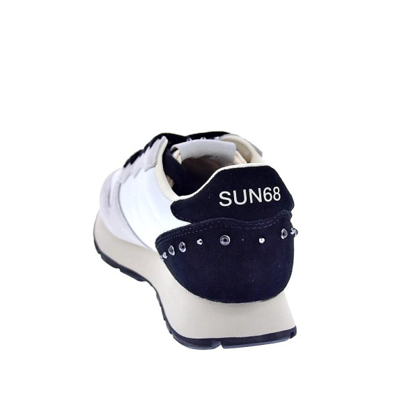 Zapatillas Sun68 AX zapatos Mujer modelo Ally Studs Blanco Cordón