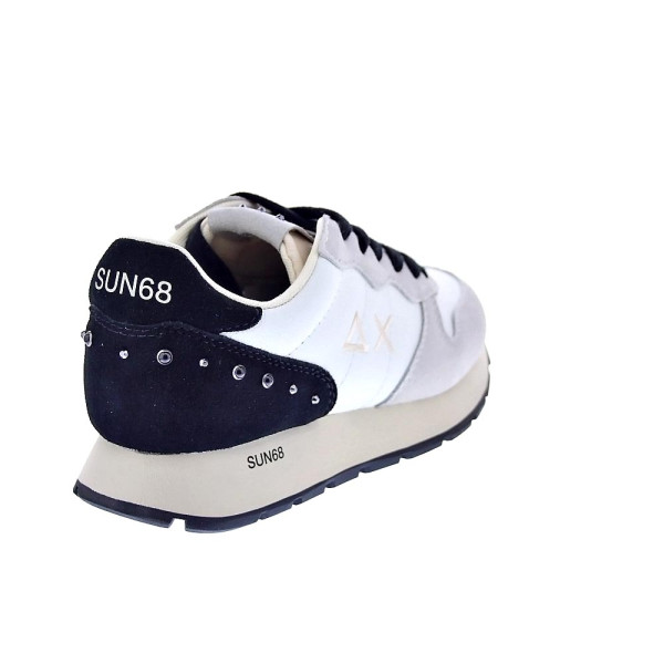Zapatillas Sun68 AX zapatos Mujer modelo Ally Studs Blanco Cordón
