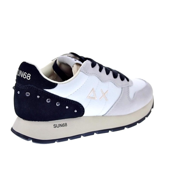 Zapatillas Sun68 AX zapatos Mujer modelo Ally Studs Blanco Cordón