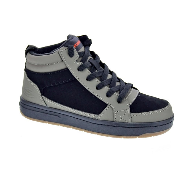 Botines Skechers zapatos Niño modelo Smooth Street Verde Cremallera