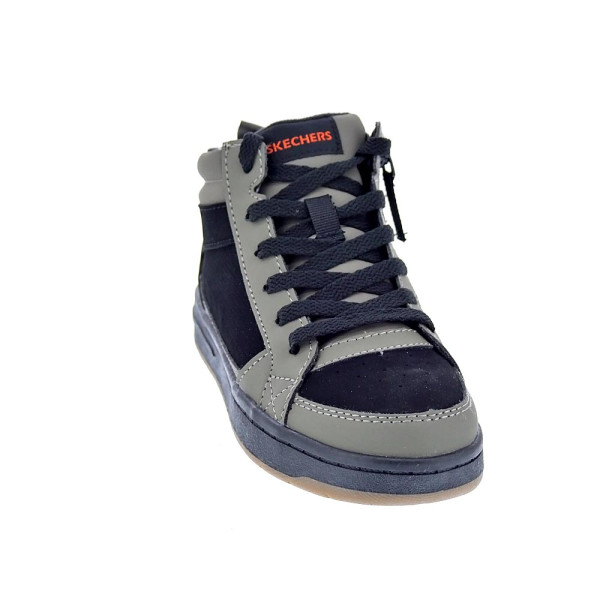 Botines Skechers zapatos Niño modelo Smooth Street Verde Cremallera