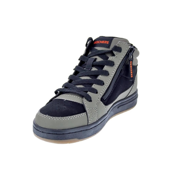 Botines Skechers zapatos Niño modelo Smooth Street Verde Cremallera