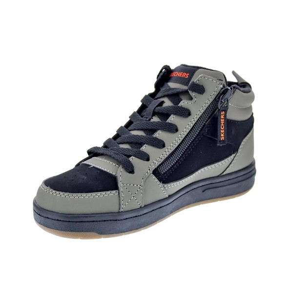 Botines Skechers zapatos Niño modelo Smooth Street Verde Cremallera