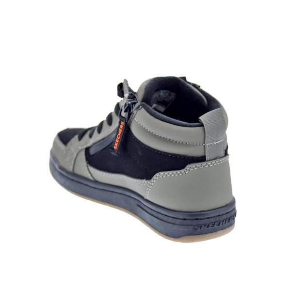 Botines Skechers zapatos Niño modelo Smooth Street Verde Cremallera