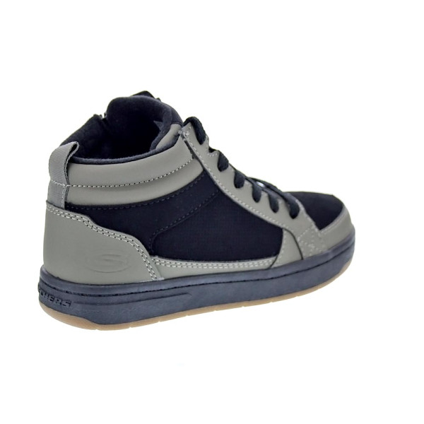 Botines Skechers zapatos Niño modelo Smooth Street Verde Cremallera