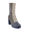 Botines Noa Harmon zapatos Mujer modelo 009138 Gris Cremallera