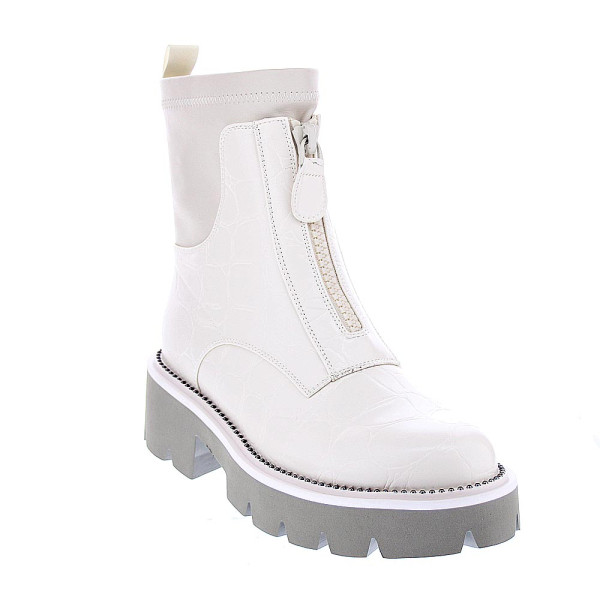 Botines Noa Harmon zapatos Mujer modelo 009791 Blanco Cremallera