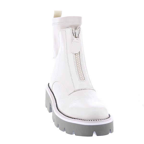 Botines Noa Harmon zapatos Mujer modelo 009791 Blanco Cremallera