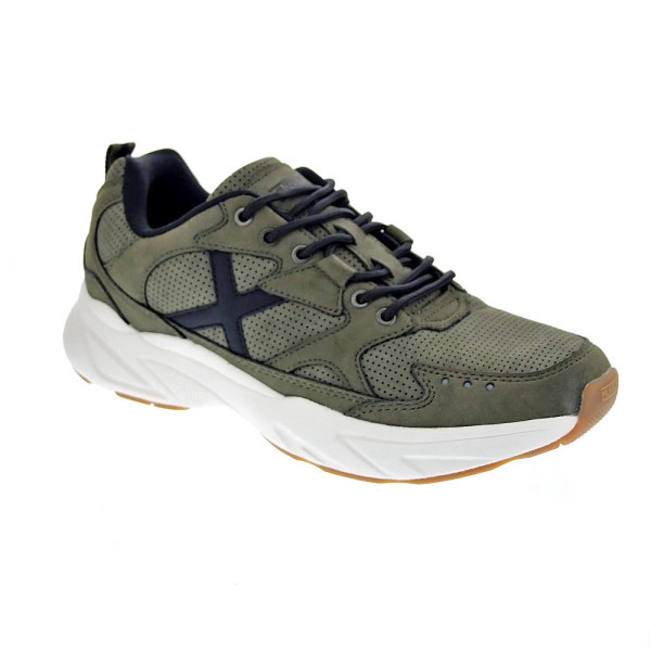 Zapatillas Munich zapatos Hombre modelo Runar 14 Verde Cordón