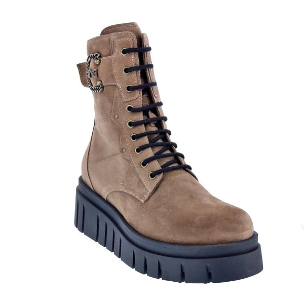 Botines Nero Giardini zapatos Mujer modelo I411921 Beige Cremallera