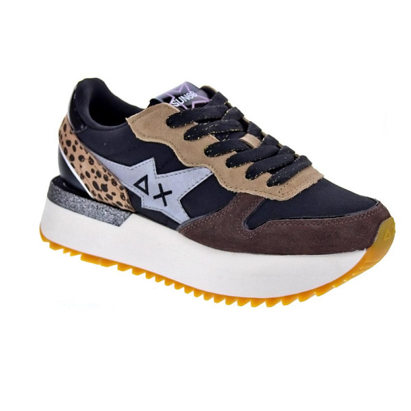 Zapatillas Sun68 AX zapatos Mujer modelo Big Stargirl Mix Negro 