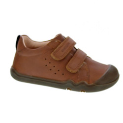 Botines Geox zapatos Niño modelo Steppieup Beige Velcro 2