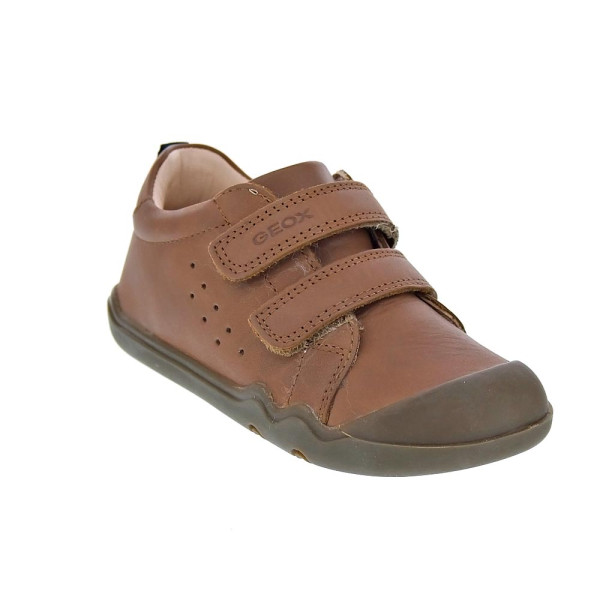 Botines Geox zapatos Niño modelo Steppieup Beige Velcro