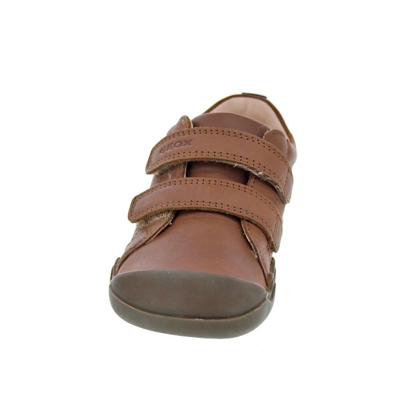 Botines Geox zapatos Niño modelo Steppieup Beige Velcro