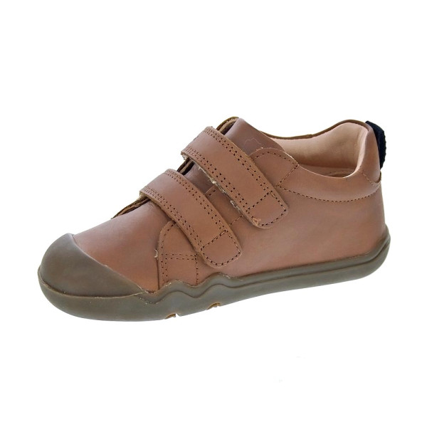 Botines Geox zapatos Niño modelo Steppieup Beige Velcro