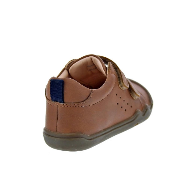 Botines Geox zapatos Niño modelo Steppieup Beige Velcro