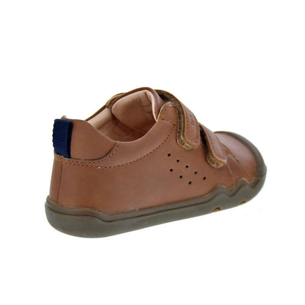 Botines Geox zapatos Niño modelo Steppieup Beige Velcro