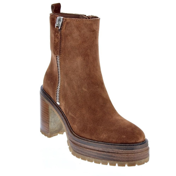 Botines Alpe zapatos Mujer modelo 26831113 Marrón Cremallera