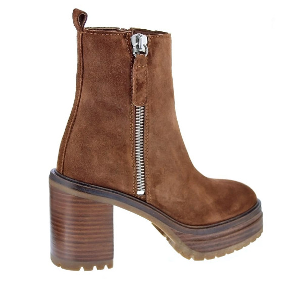 Botines Alpe zapatos Mujer modelo 26831113 Marrón Cremallera