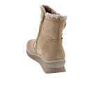 Botines Imac zapatos Mujer modelo 656529 Beige Cremallera