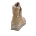 Botines Imac zapatos Mujer modelo 656529 Beige Cremallera