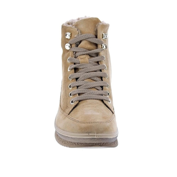 Botines Imac zapatos Mujer modelo 656549 Beige Cremallera