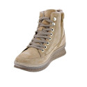 Botines Imac zapatos Mujer modelo 656549 Beige Cremallera