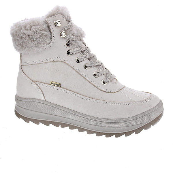 Botines Imac zapatos Mujer modelo 658478 Beige Cordón