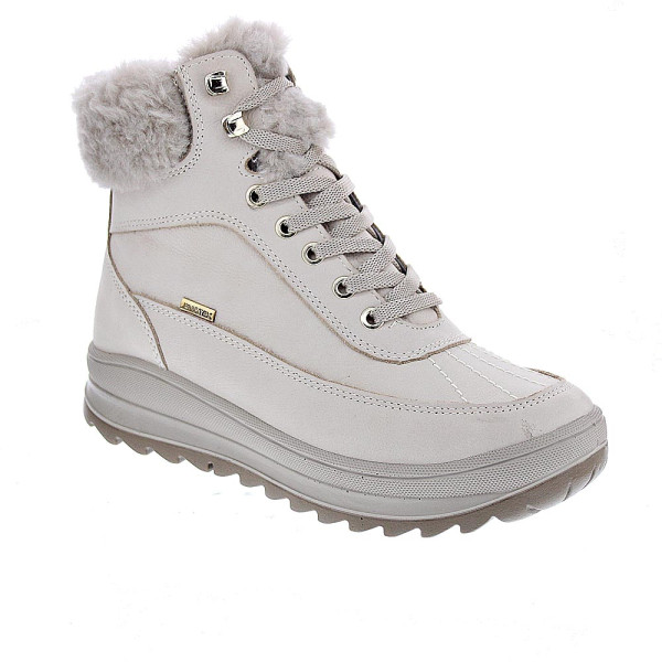 Botines Imac zapatos Mujer modelo 658478 Beige Cordón