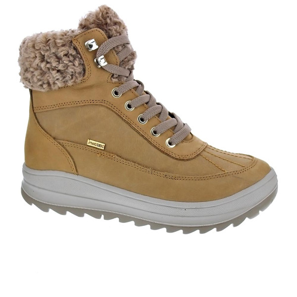 Botines Imac zapatos Mujer modelo 658478 Beige Cordón