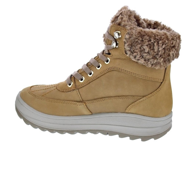 Botines Imac zapatos Mujer modelo 658478 Beige Cordón