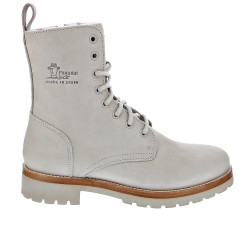 Botines Panama Jack zapatos Mujer modelo Frisia Beige Cremallera