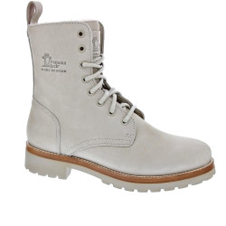 Botines Panama Jack zapatos Mujer modelo Frisia Beige Cremallera 2