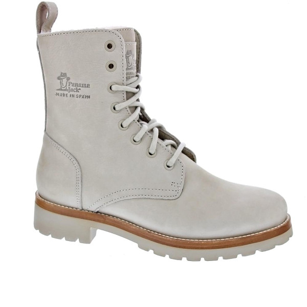 Botines Panama Jack zapatos Mujer modelo Frisia Beige Cremallera