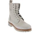 Botines Panama Jack zapatos Mujer modelo Frisia Beige Cremallera