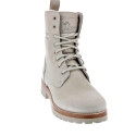 Botines Panama Jack zapatos Mujer modelo Frisia Beige Cremallera
