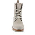 Botines Panama Jack zapatos Mujer modelo Frisia Beige Cremallera